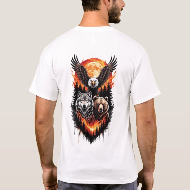 Camiseta 🎬 The FEARLESS T-Shirt | Best Minimalist Graphic  (Verso)