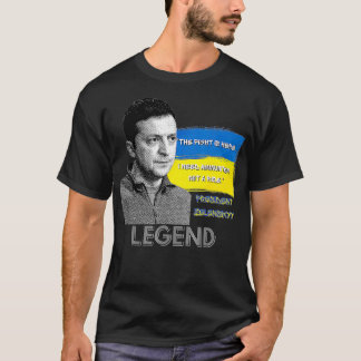 Camiseta The Fight Is Here Ukraine President Zelensky Legen