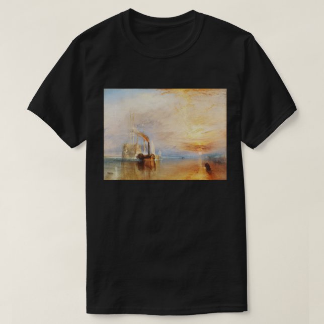Camiseta The Fighting Temeraire, pelo artista Turner, J. M. (Frente do Design)