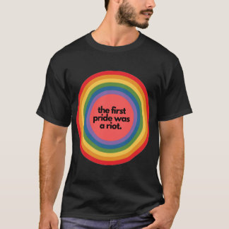 Camiseta The first pride was a riot vintage