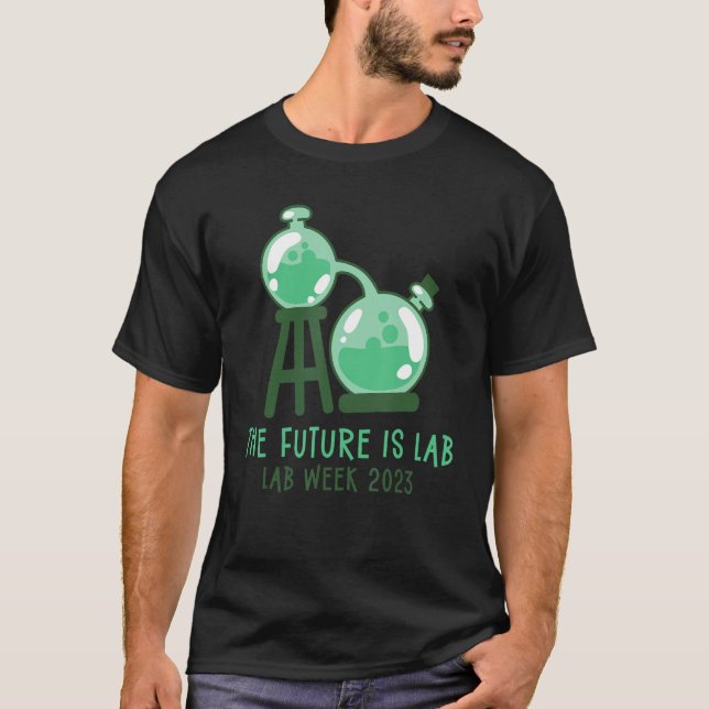 Camiseta The Future Is Lab Medical Laboratory Professionals (Frente)
