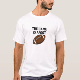 Camiseta The game is afoot in white