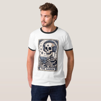Camiseta The Gamer Skeleton Tarot Card Shirt