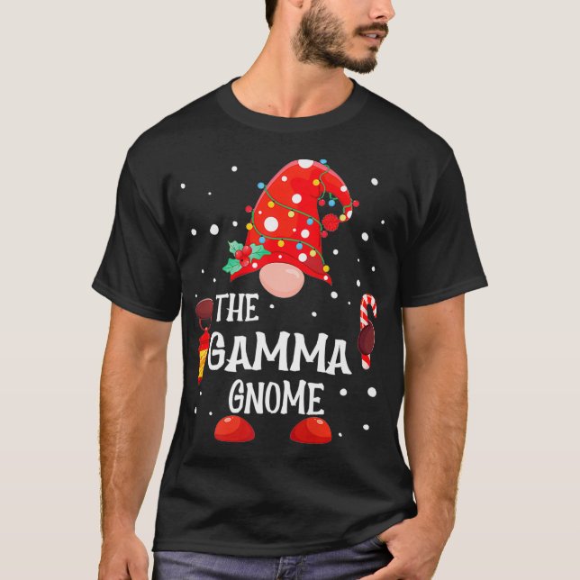 Camiseta The Gamma Gnome Matching Family Christmas Gnome Pa (Frente)