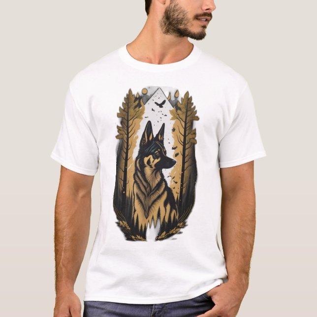 Camiseta The German Shepherd 009  (Frente)