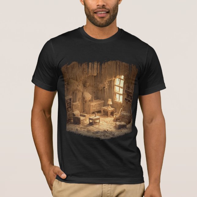 Camiseta The Ghosted Room — Gothic Wearable Art (Frente)