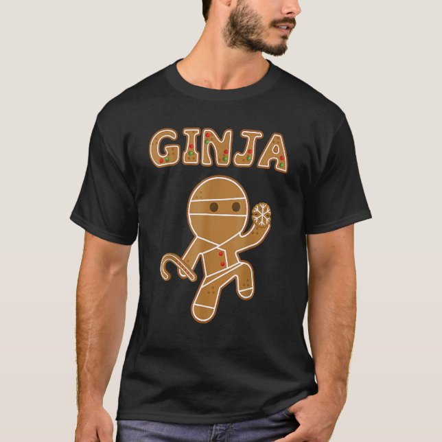 Camiseta The Ginja  Gingerbread Man Ginger  Bake Off (Frente)