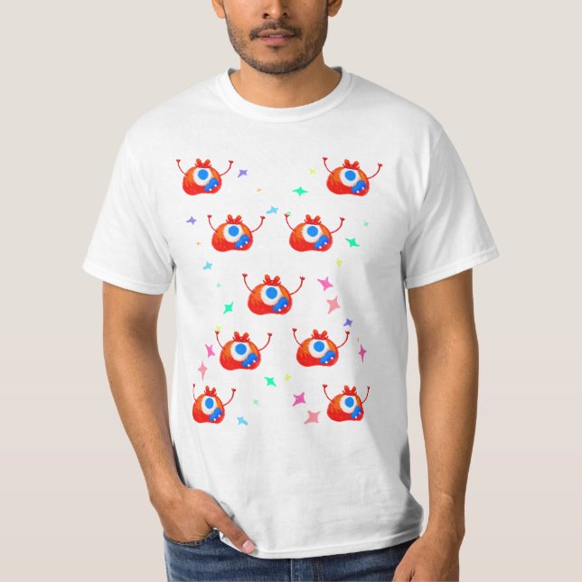 Camiseta The Glitchy Stardust Monster (Frente)