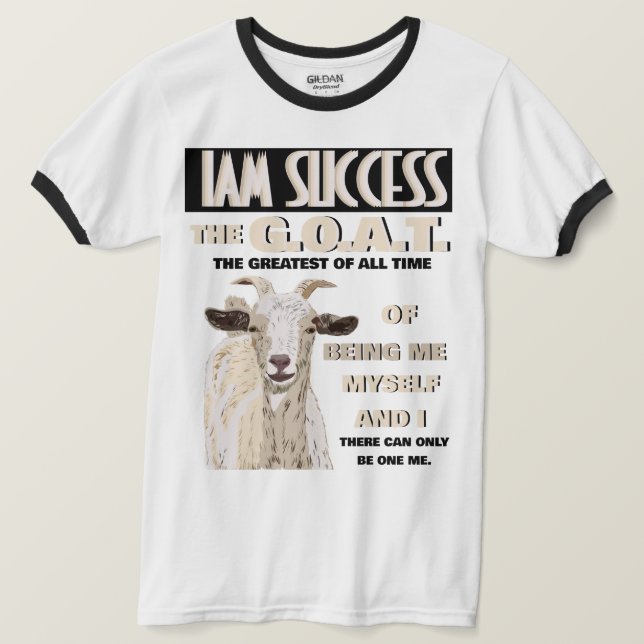 Camiseta THE GOAT (Frente do Design)