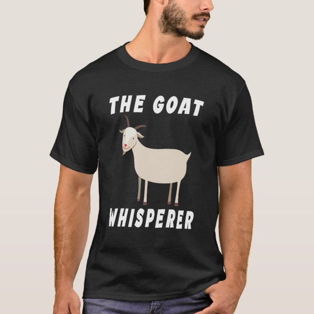 Camiseta The Goat Whisperer  Goat  Farmer  1 (Frente)