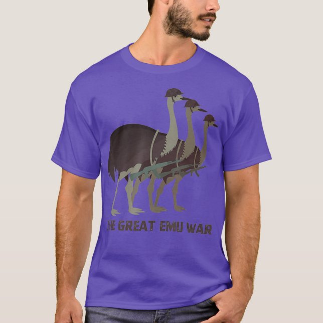 Camiseta The Great Emu War Of 1932 Emus Australia Bird (Frente)
