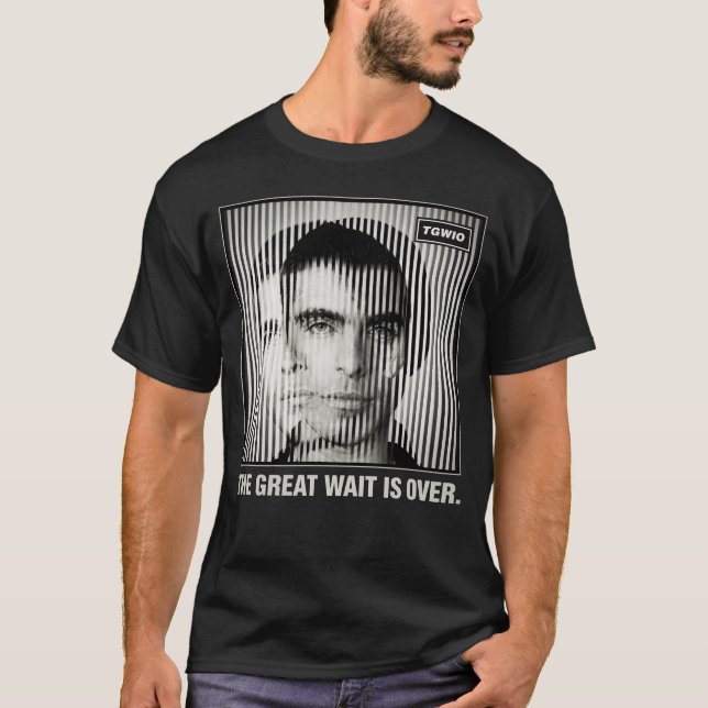 Camiseta THE GREAT WAIT IS OVER - Oasis Band T-Shirt (Frente)