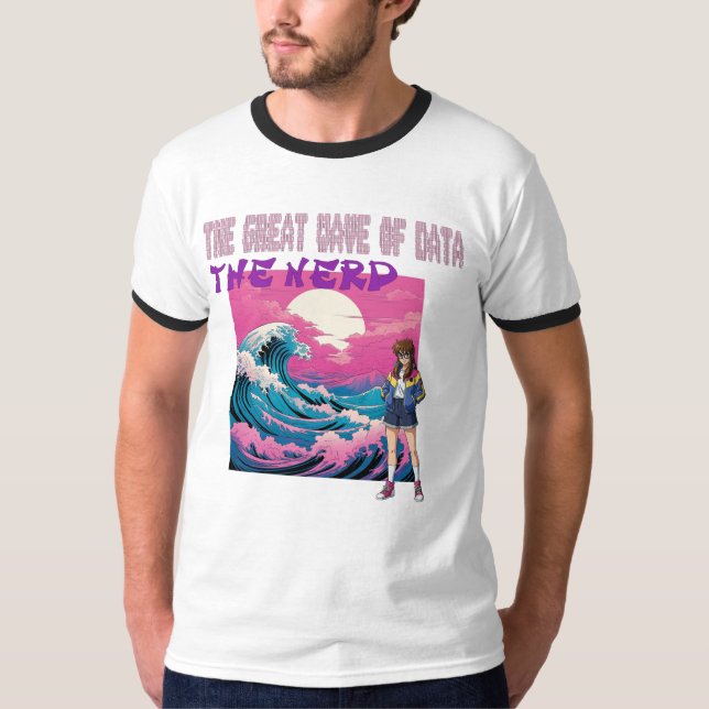 Camiseta The Great Wave Of Data (Frente)