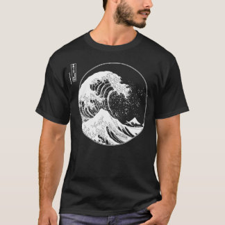 Camiseta The Great Wave off Kanagawa Hokusai Japanese Art 