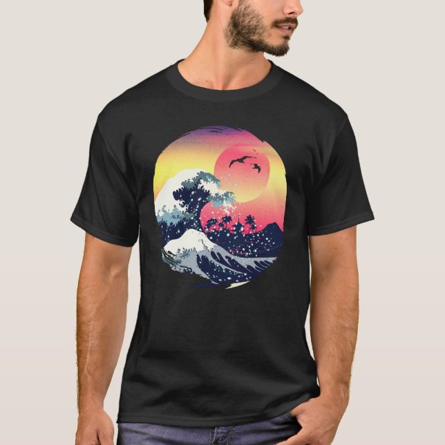 Camiseta The Great waves (Frente)