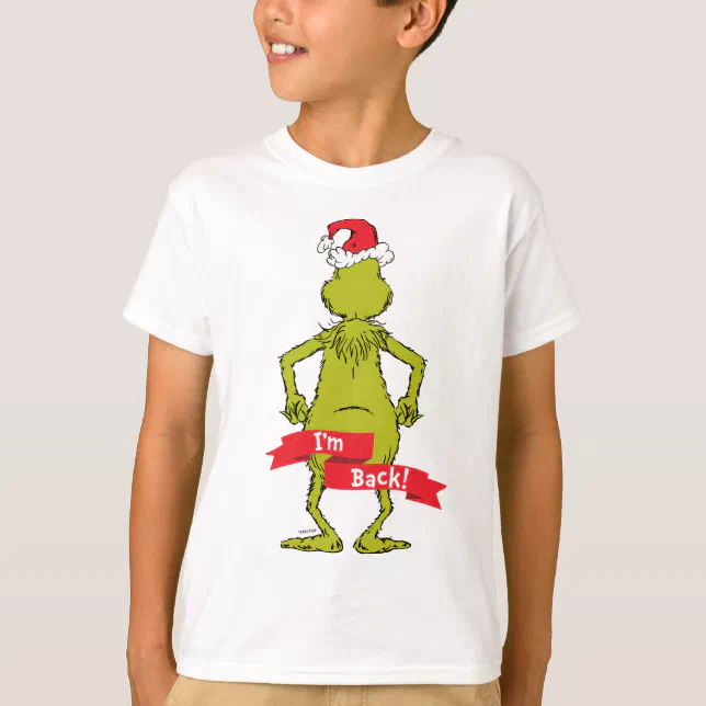 Camiseta The Grinch I m Back Funny