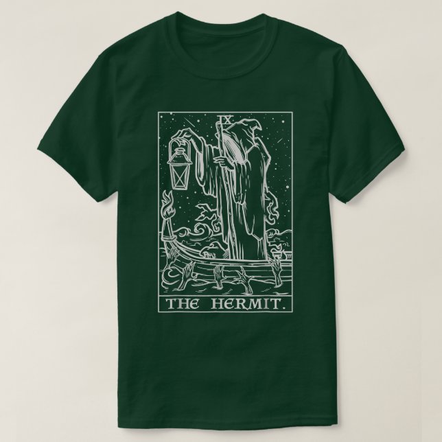 Camiseta The Hermit Tarot Card T-Shirt (Frente do Design)