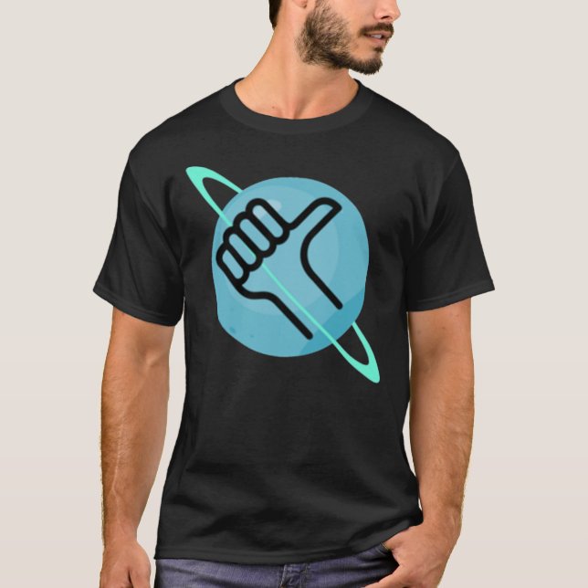 Camiseta The Hitchhiker&x27;s Guide to the Galaxy Thumbs up (Frente)