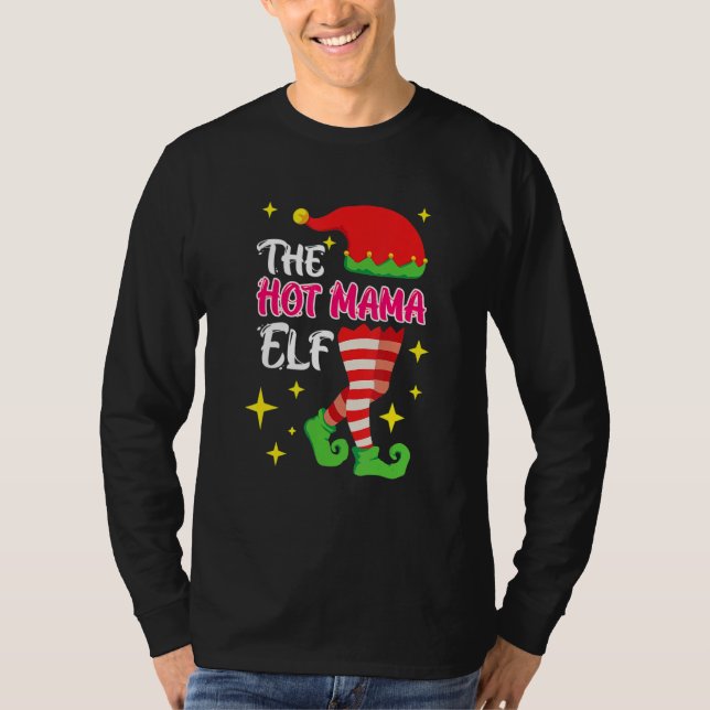 Camiseta The Hot Mama Elf Mother Elf (Frente)