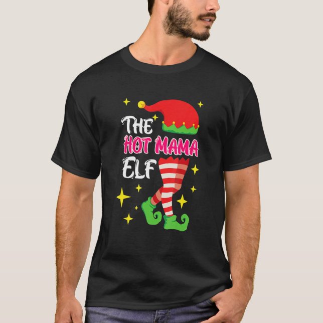 Camiseta The Hot Mama Elf Mother Elf (Frente)