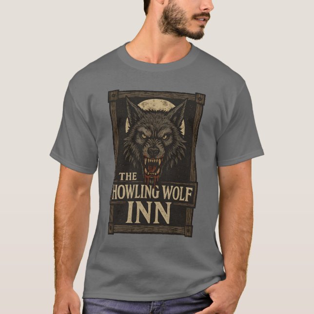 CAMISETA THE HOWLING WOLF INN (Frente)
