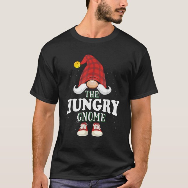 Camiseta The Hungry Gnome Family Christmas Pajama  (Frente)
