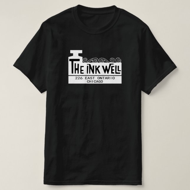 Camiseta The Ink well Nightclub, Chicago, IL (Frente do Design)