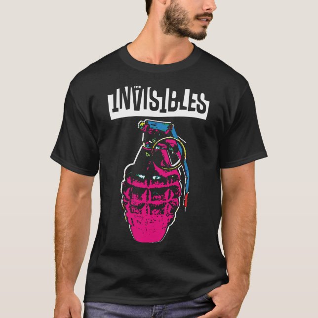 Camiseta The Invisibles Grenade vintage funny (Frente)
