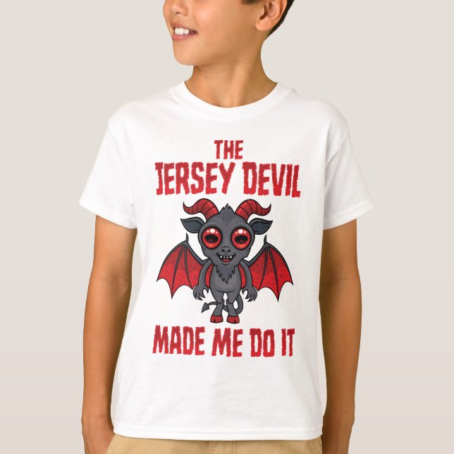 Camiseta The Jersey Devil Made Me Do It (Frente)