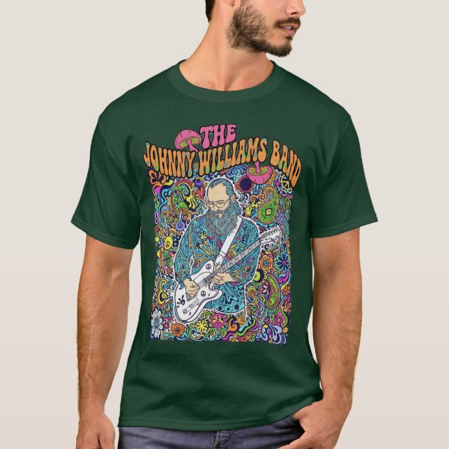 Camiseta The Johnny Williams Band Hippie Shirt (Frente)