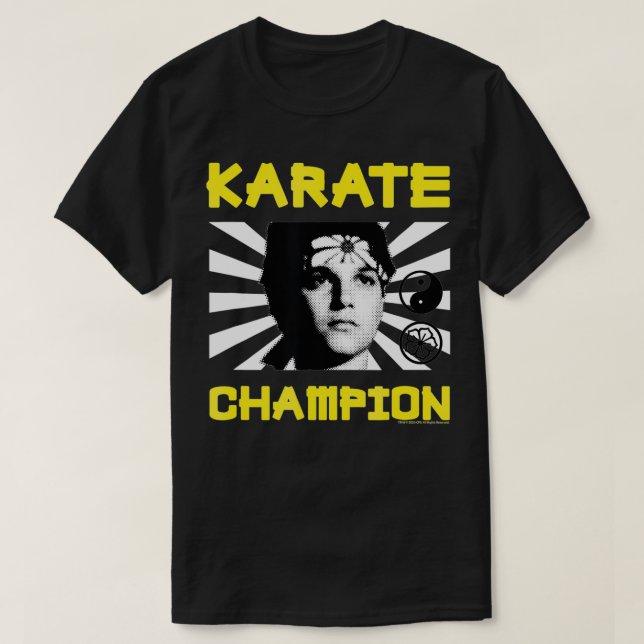 Camiseta The Karate Kid Karate Champion  (Frente do Design)