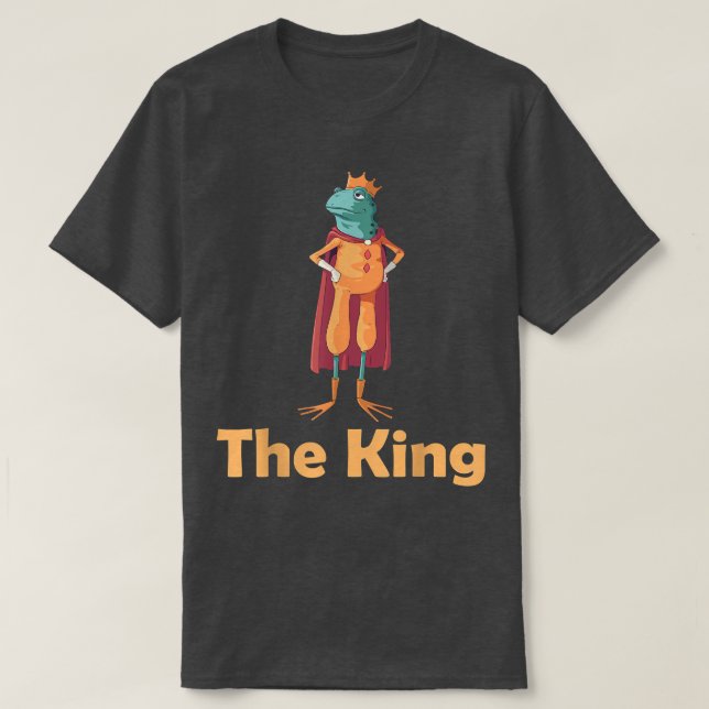 Camiseta The King For Frogs Fans  (Frente do Design)