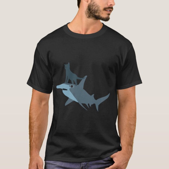 Camiseta The Kitten and the Shark friends (Frente)