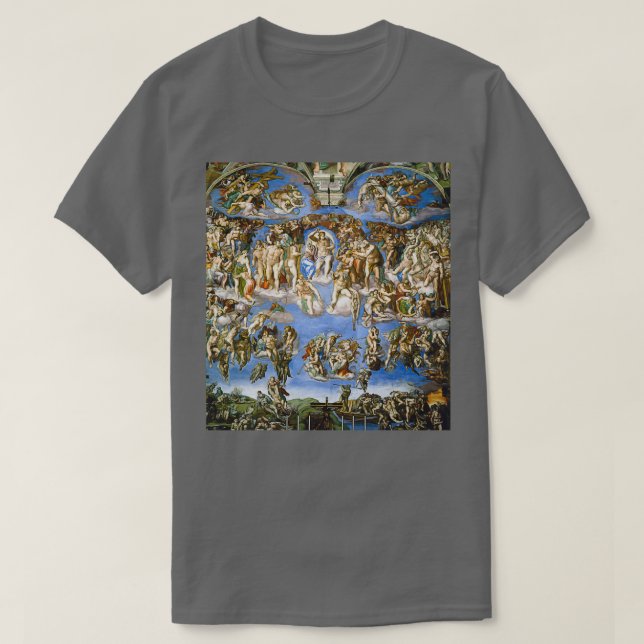 Camiseta The Last Judgement by Michelangelo (Frente do Design)