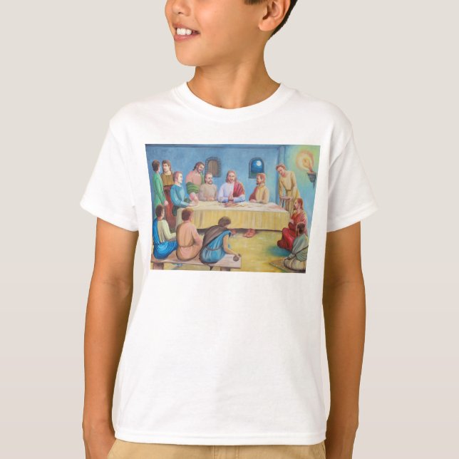 Camiseta The Last Supper: Jesus and the Disciples (Frente)