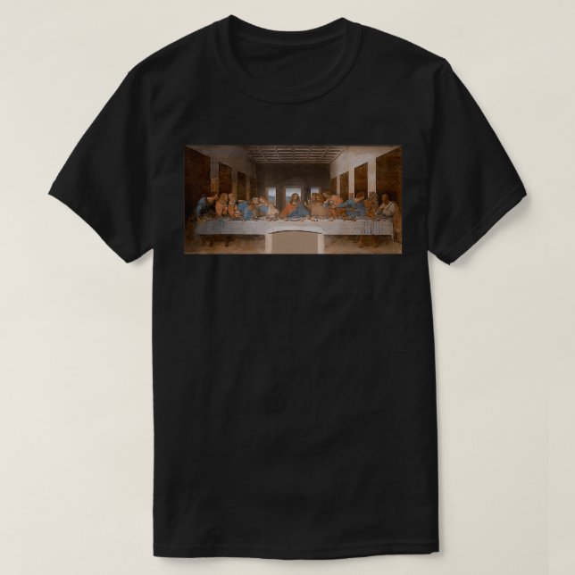Camiseta The Last Supper Painting By Leonardo  (Frente do Design)