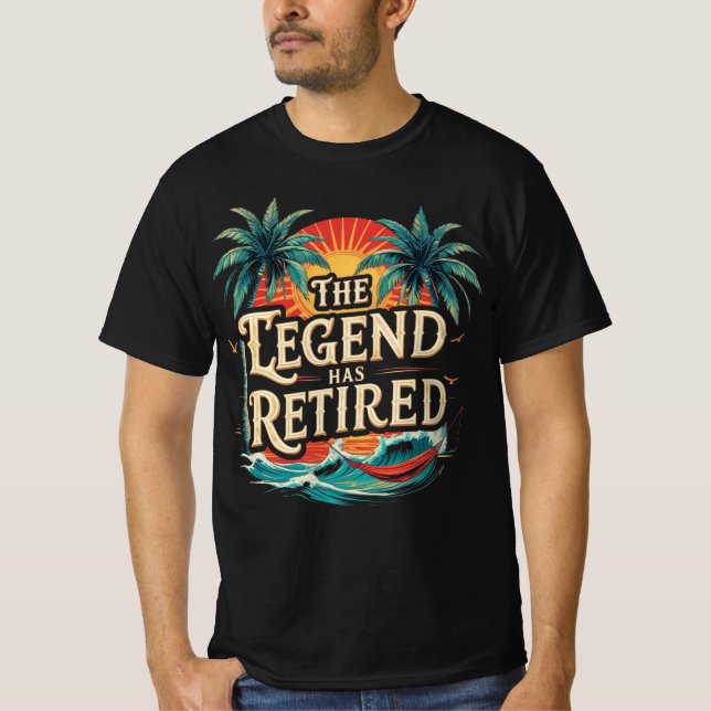 Camiseta The Legend Has Retired Graphic (Frente)