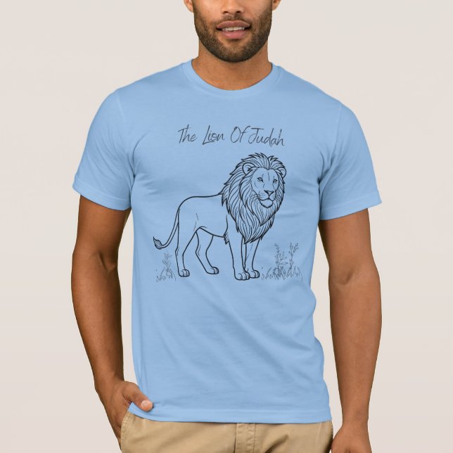 Camiseta The Lion of Judah Christian Tri-Blend Shirt (Frente)
