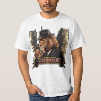 Camiseta The Lionfather – Mafia Style Lion in Suit