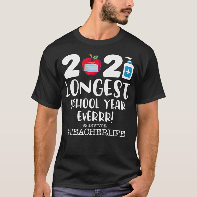 Camiseta The Longest School Year Ever 2021  (Frente)