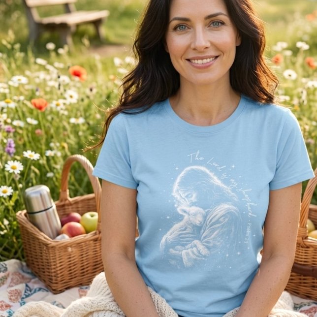 Camiseta The Lord is my Shepard. Psalm 23. T-Shirt (Criador carregado)