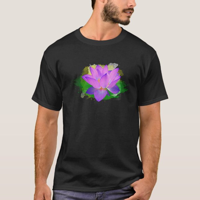 Camiseta The Lotus Of Life Spiritual Yoga NAMASTE APPAREL (Frente)