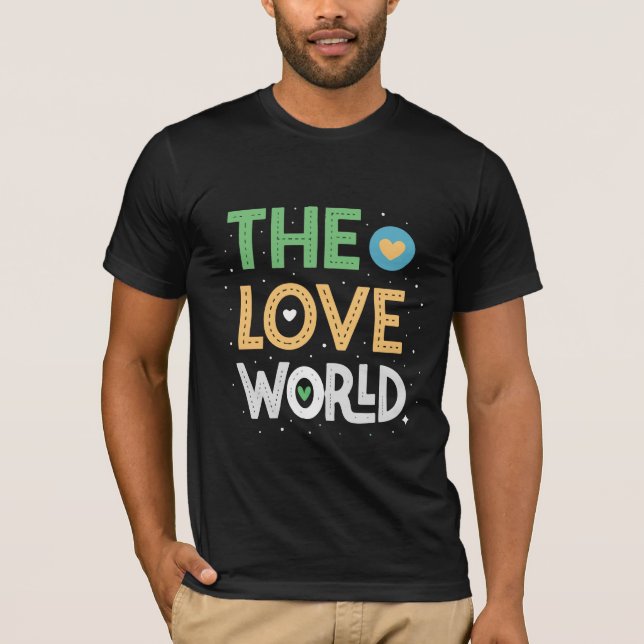 Camiseta The Love World - Unique T-Shirt Design" (Frente)