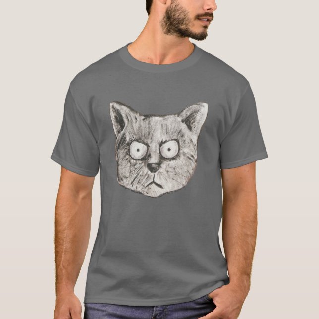 Camiseta the mad cat (Frente)