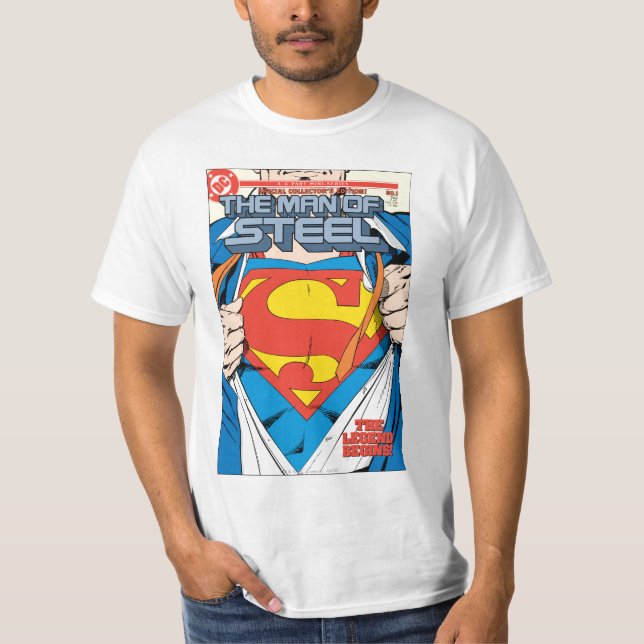 Camiseta The Man of Steel #1 Collector's Edition (Frente)