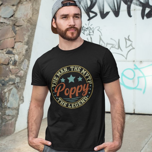 Camiseta The man the myth the father's day of the legend (Criador carregado)