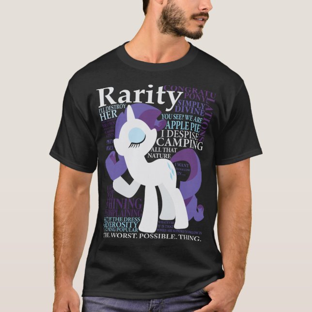Camiseta The Many Words of Rarity girl (Frente)