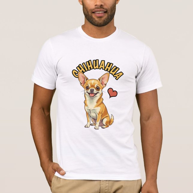 Camiseta The Mighty Micro Dog Portrait - Chihuahua (Frente)