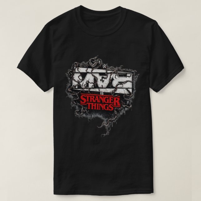 Camiseta The Miz Stranger Things Crossover T-Shirt (Frente do Design)