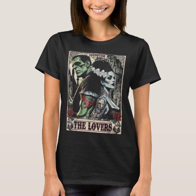 Camiseta The Monster Frankenstein And Bride The Lovers Taro (Frente)